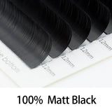 Lagee Flat Ellipse Eyelashes Extensions Matte Black Split