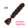 Synthetic Jumbo Braiding Hair Extension " Heat Resistant