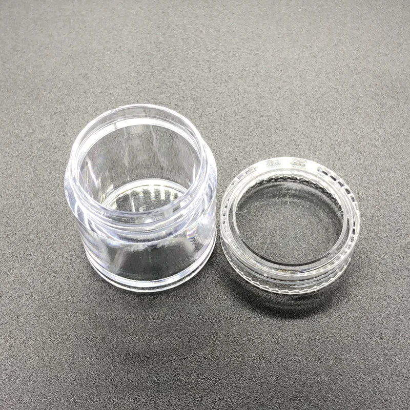 Small Round Jars Strorage Box Acrylic Japan Style
