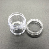 Small Round Jars Strorage Box Acrylic Japan Style