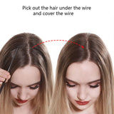 Synthetic Hair Extension No Clip Natural Hair Piece
