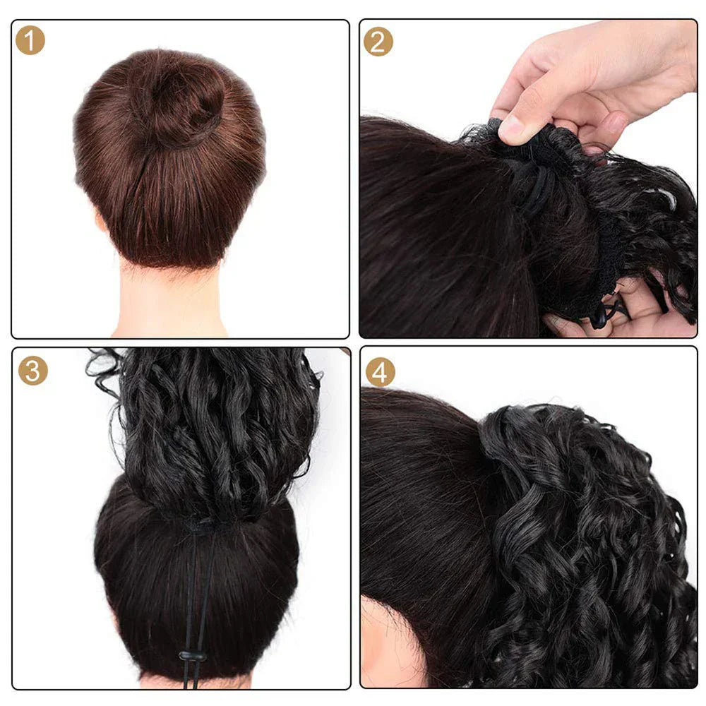 Tinashe Beauty Drawstring Kinky Curly Ponytail With Clips