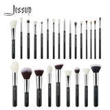 Jessup Makeup Brushes Synthetic-Natural Hair Foundation Powder
