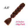 Synthetic Jumbo Braiding Hair Extension " Heat Resistant
