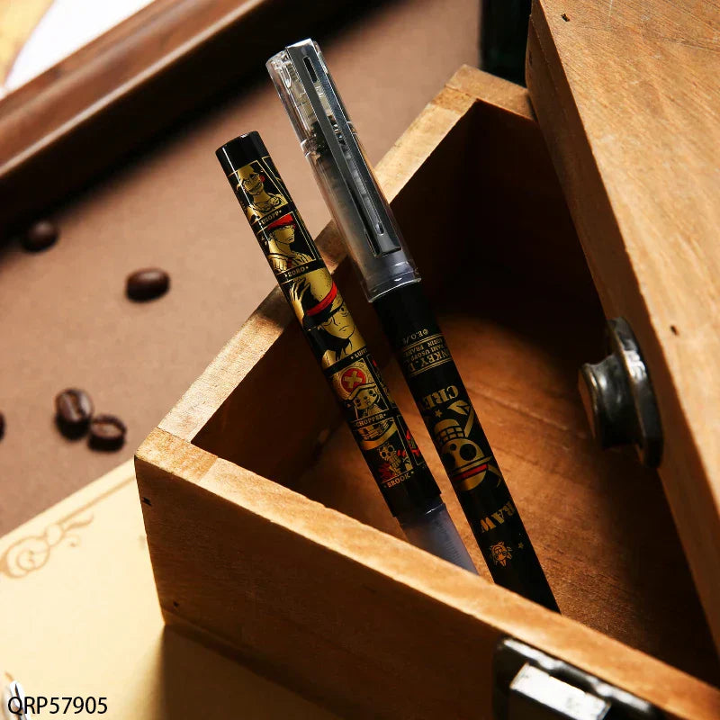 M&G Straight Liquid Signature Pen Black Red