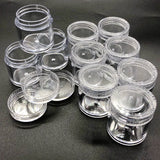 Small Round Jars Strorage Box Acrylic Japan Style