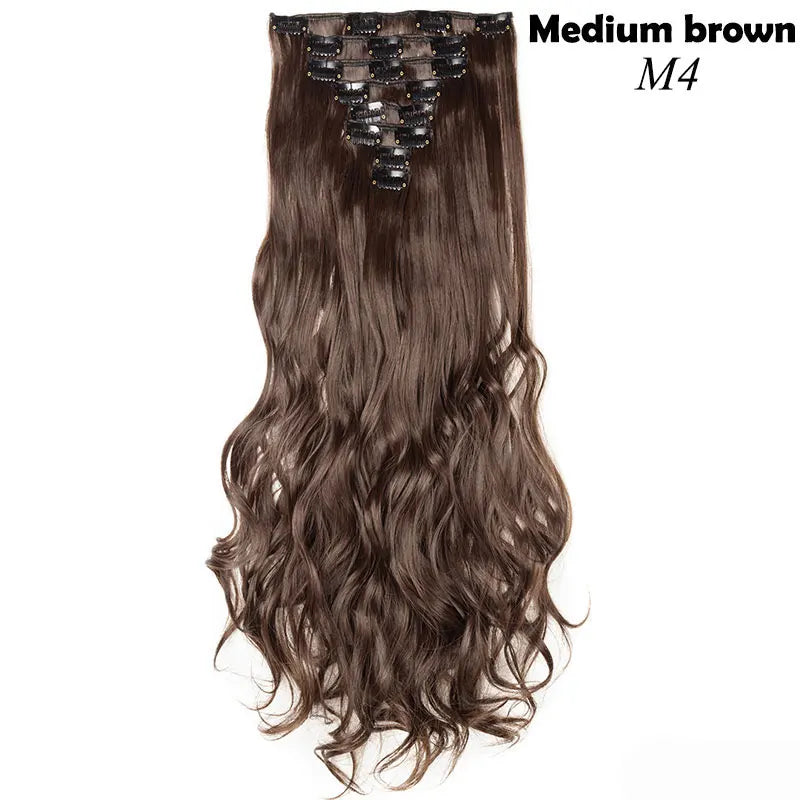 Noilite Synthetic G Pcs/Set Clip In On Hair