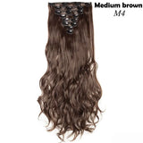 Noilite Synthetic G Pcs/Set Clip In On Hair