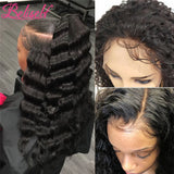 Loose Deep Wave Lace Frontal Wig Brazilian Remy
