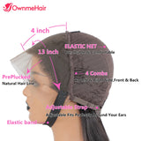 Virgin Hair Short Bob Wig X Transparent Lace