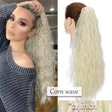 S-Noilite Synthetic Long Wavy Fake Ponytail Extension Hair