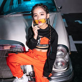 Kids Hiphop Dance Costumes Set Girls Fashion Jazz