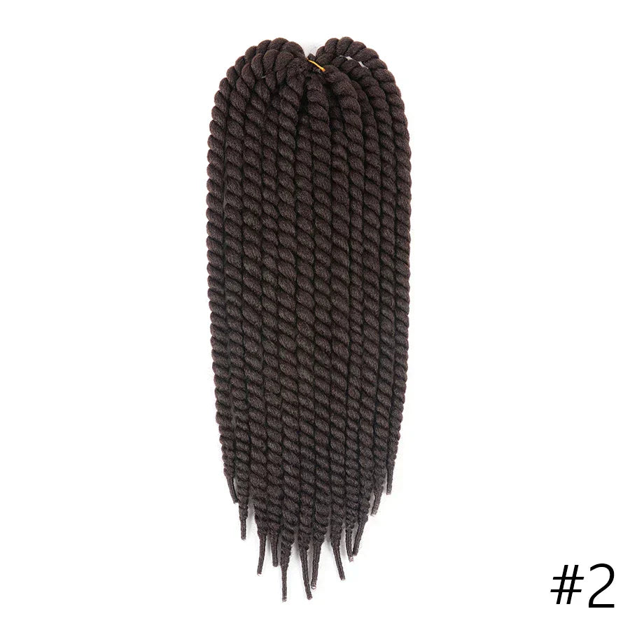 Yunrong Senegalese Twist Hair Jumbo Crochet Braids G