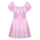 Mens Sissy Crossdress Dress Maid Servant Uniform Halloween