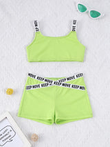 Kid Girl Cool Hip Hop Dance Outfits 3Pcs