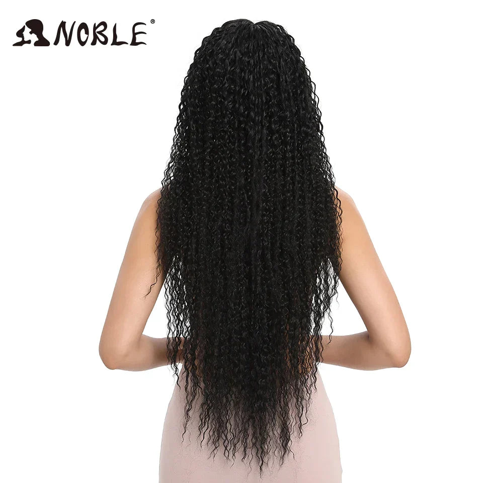 Noble Synthetic Lace Front Wig Long Curly Wig