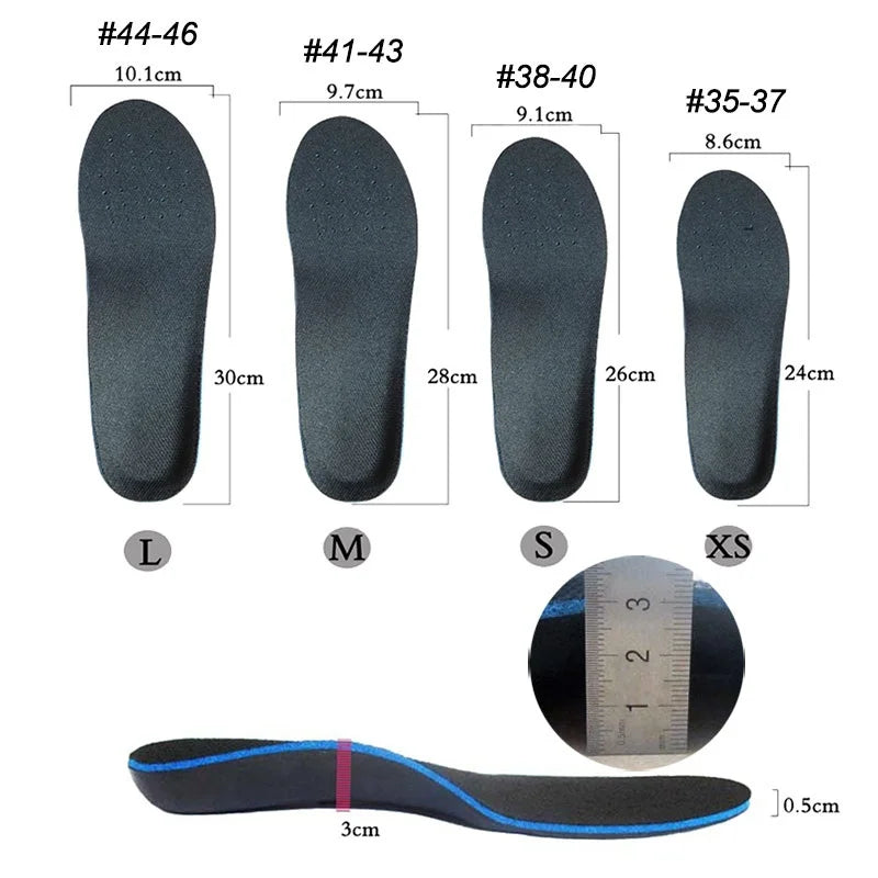Deodorant Flat Foot Correction Insole Arch Support Orthopedic