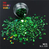 Mix Shape Mix Nail Glitter For Nail