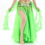 Royal Blue Belly Dance Skirts Oriental Double High