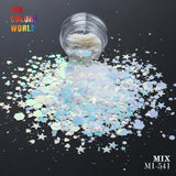 Mix Shape Mix Nail Glitter For Nail