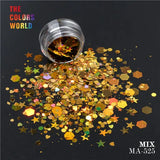 Mix Shape Mix Nail Glitter For Nail