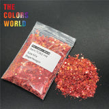 Hexagon Shape Mix Nails Glitter Nail Art