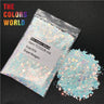 Hexagon Shape Mix Nails Glitter Nail Art