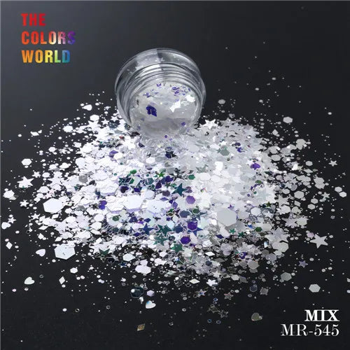 Mix Shape Mix Nail Glitter For Nail