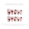 Handmade Kawaii Press On Nails Short Korean Partysu