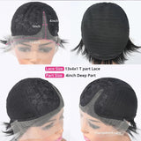 Wiggogo Pixie Cut Wig Human Hair Short Bob