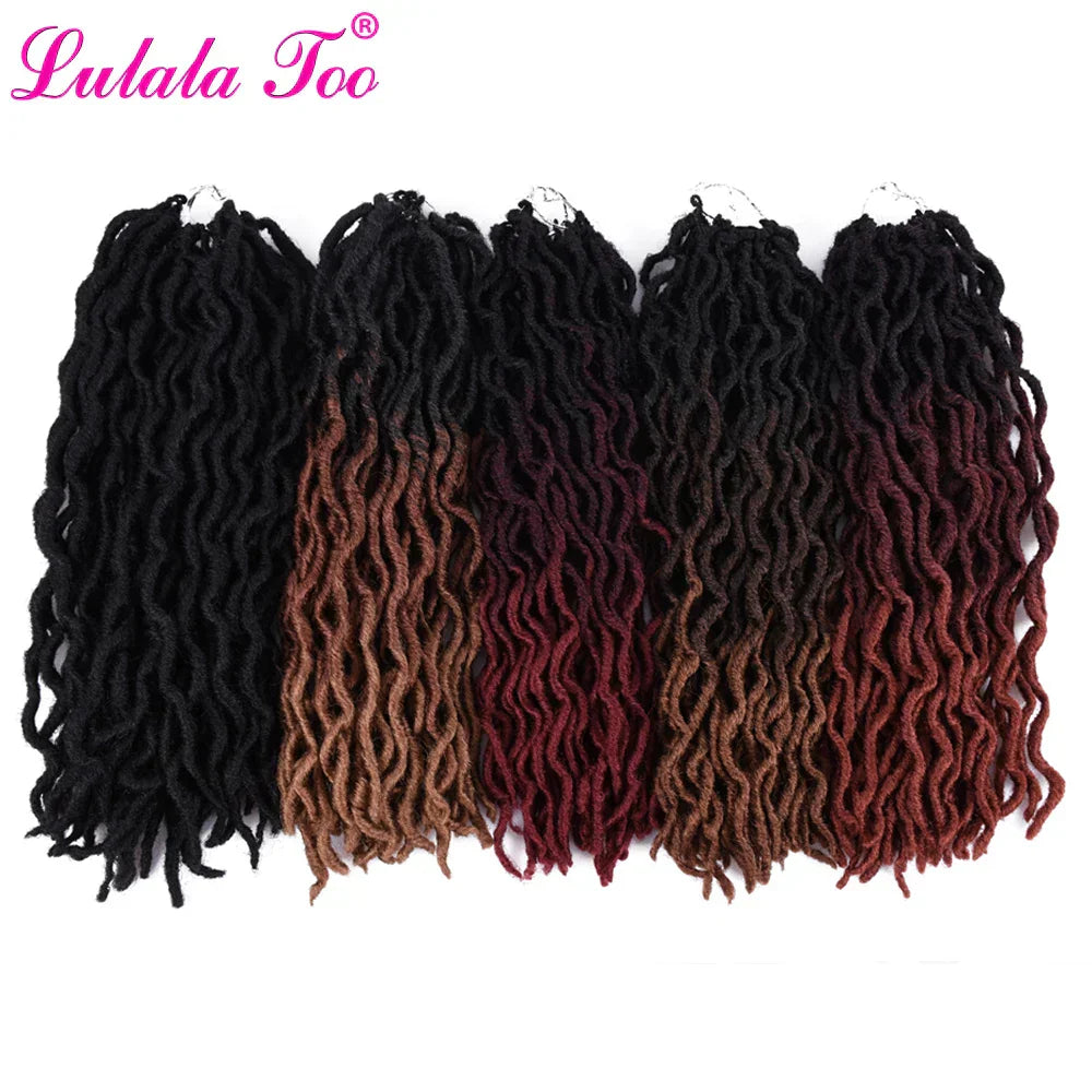 Goddess Nu Locs Soft Curly Faux Locs Crochet