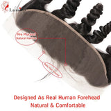 Loose Wave Frontal X Swiss Lace Frontal Ear