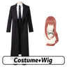 Makima Cosplay Chainsaw Man Costume Makima Wig Red