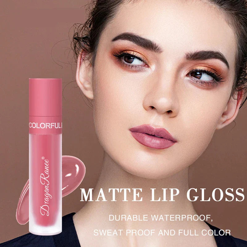 Women Matte Velvet Moisturizer Makeup Lipgloss Cosmetic