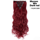 Noilite Synthetic G Pcs/Set Clip In On Hair