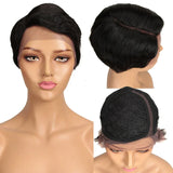 Trueme Short Pixie Cut Lace Wig Colored Brazilian