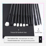 Jessup Eye Blending Eye Brushes Set, Natural-Synthetic