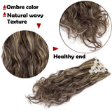 Noilite Synthetic G Pcs/Set Clip In On Hair