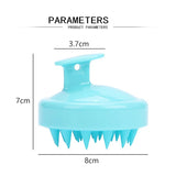 Head Massage Instrument Silicone Hair Scalp Massage Brush