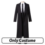 Makima Cosplay Chainsaw Man Costume Makima Wig Red