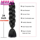 Jumbo Ombre Braids - Black, Brown, Blue, Pink