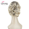 Strongbeauty Silver Short Natural Wave Ponytail Hair Extension