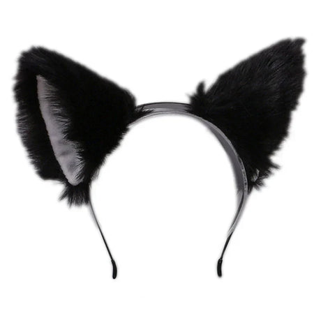 Women Anime Furry Animal Kitty Cat Ears Headband