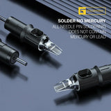 Stainless Steel 0.35mm Sterilized Safety Tattoo Needles