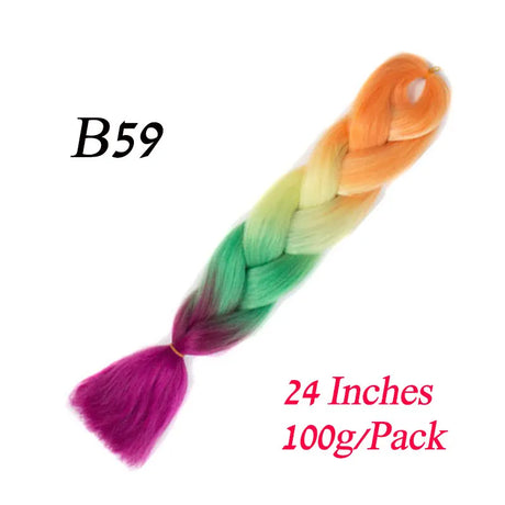 Synthetic Jumbo Braiding Hair Extension " Heat Resistant