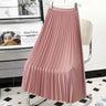 Hirsionsan Pleated Skirts Women Autumn New Korean Fashion