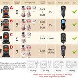Klasvsa Electric Back Massager Massage Chair Cushion Heating
