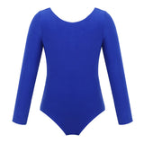 Kids Girls Ballet Leotards Gymnastics Costume Long Sleeve