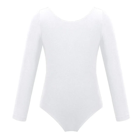 Kids Girls Ballet Leotards Gymnastics Costume Long Sleeve
