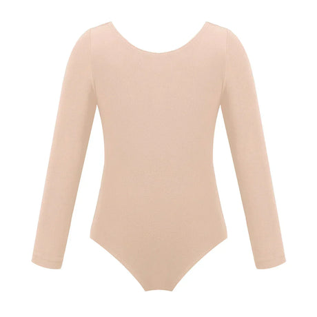 Kids Girls Ballet Leotards Gymnastics Costume Long Sleeve